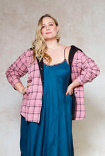 Load image into Gallery viewer, hoodie-pink-plaid