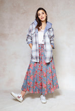 Load image into Gallery viewer, hoodie-plaid-gray