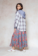 Load image into Gallery viewer, hoodie-plaid-gray