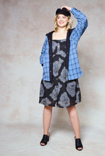 Load image into Gallery viewer, hoodie-blue-plaid