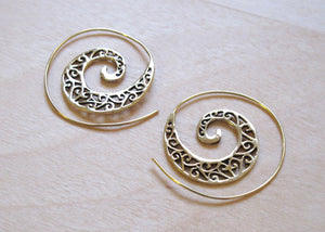 Arabesque Spiral Earrings