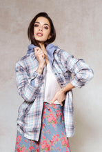 Load image into Gallery viewer, hoodie-plaid-gray

