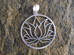 Lotus Medallion Pendant